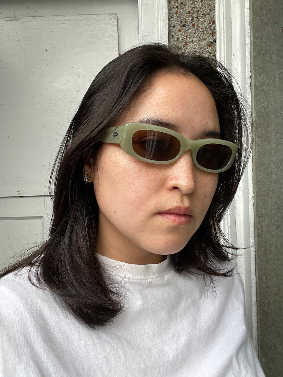 Crap Eyewear - Void Pixie - Artichoke Bio / Sandstone – Woo To See