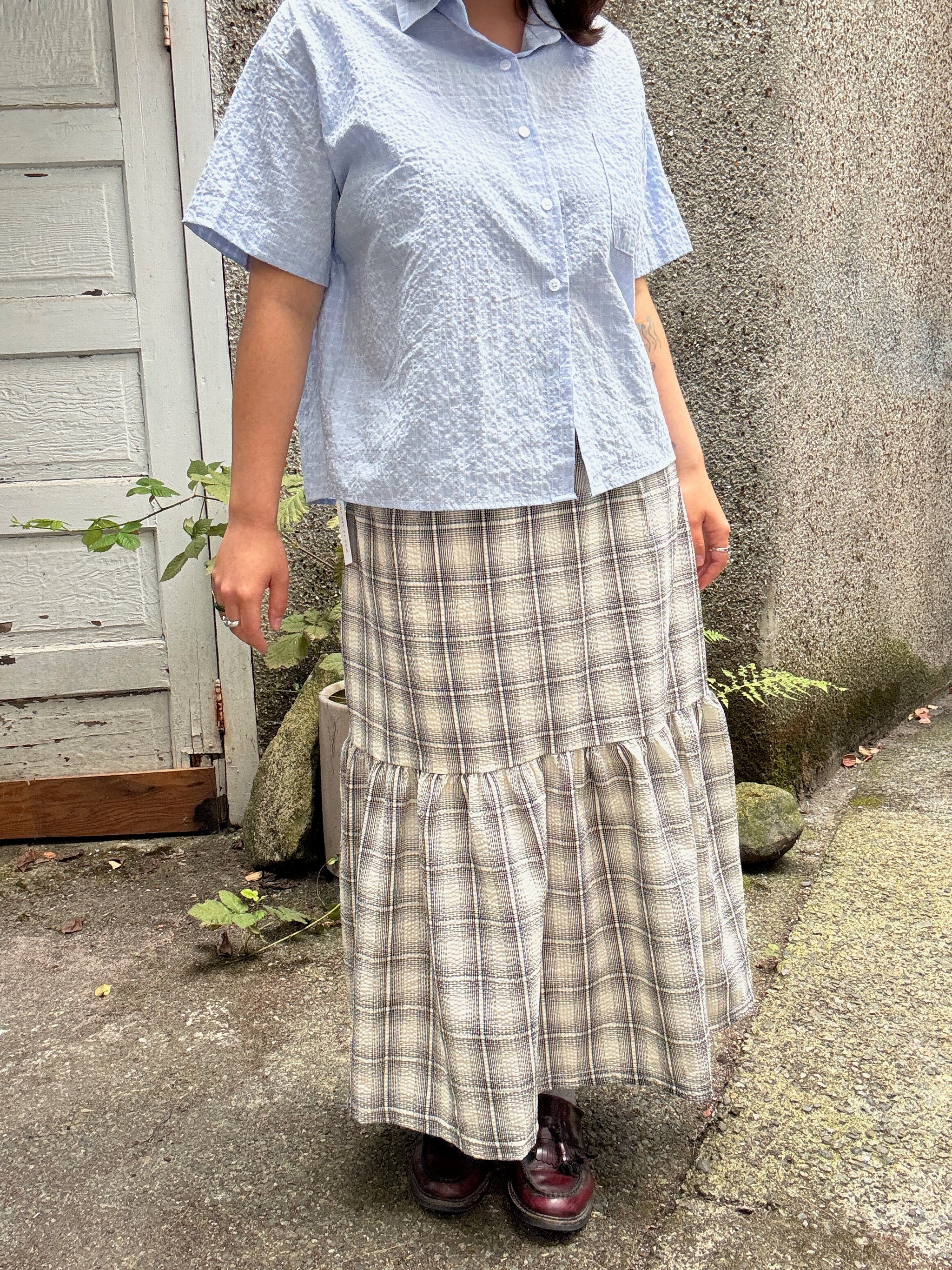 Checkered Skirt 06293 – Woo To See You™