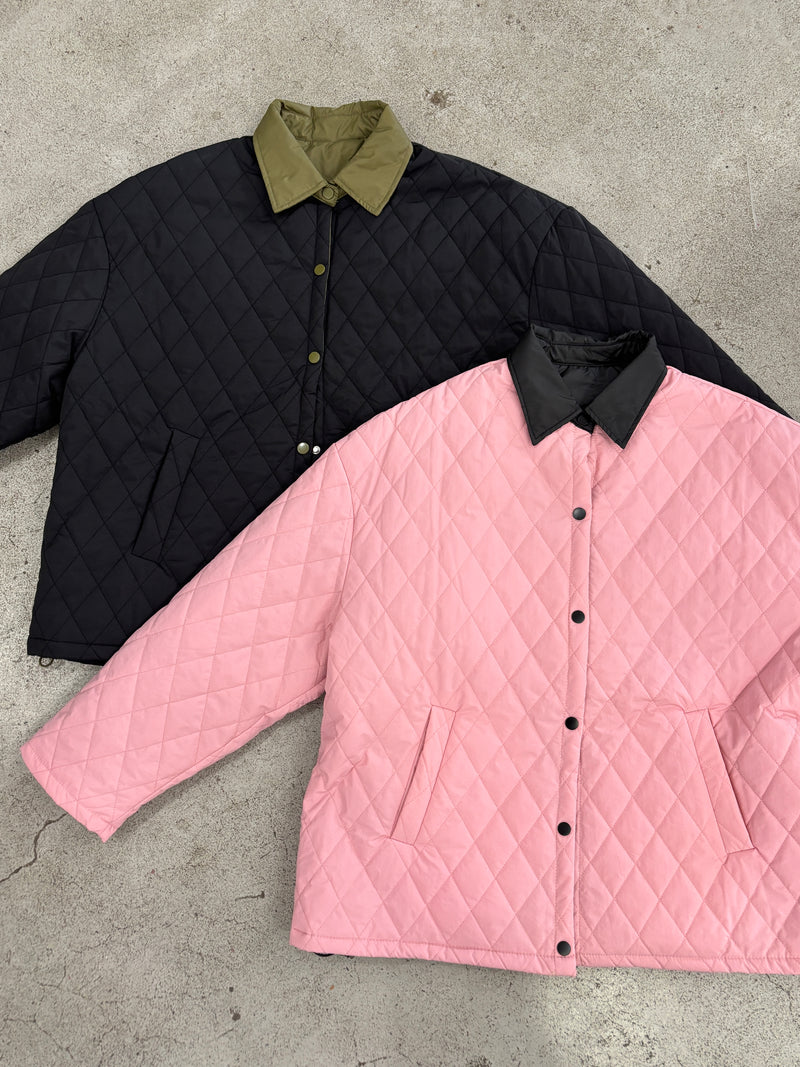Quilted Shacket 10165