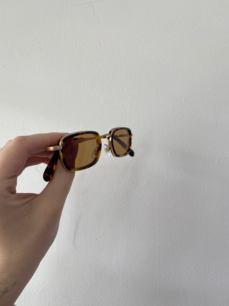 Crap Eyewear - The Nu Bloom - Brushed Gold & Tortoise Bio / Mustard - Woo To See You™