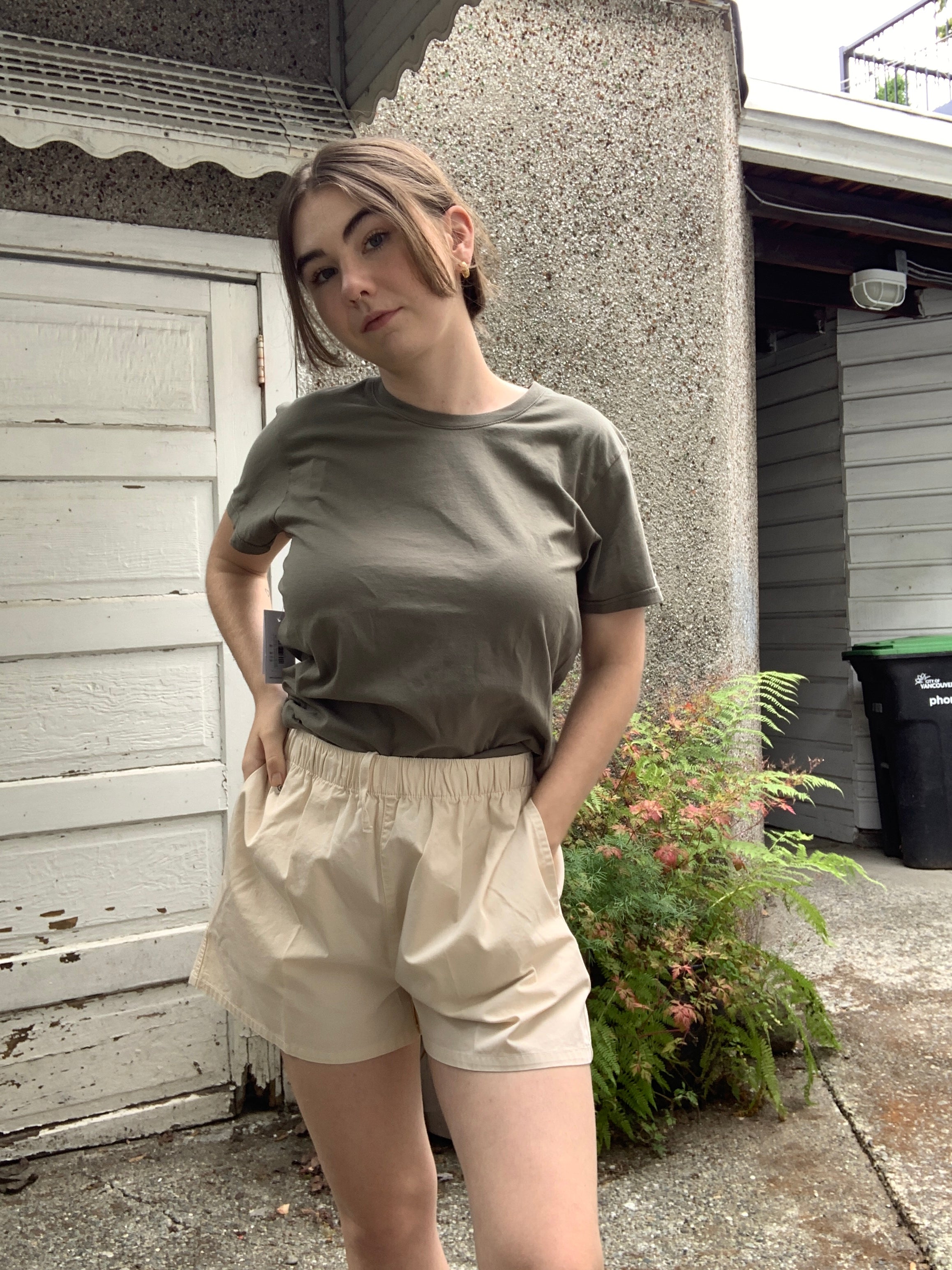 Colorful Standard Women Organic Twill Shorts - Main Image